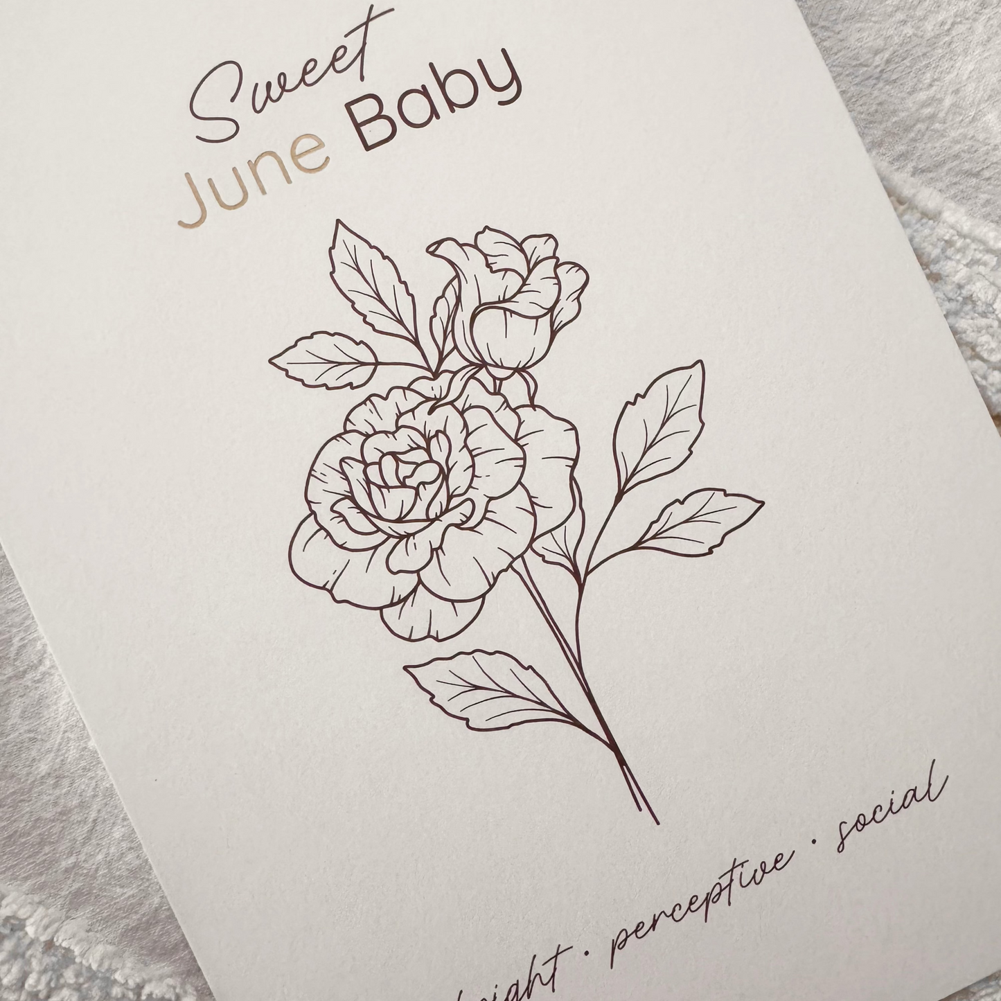 SWEET BABY BIRTH MONTH PRINTS