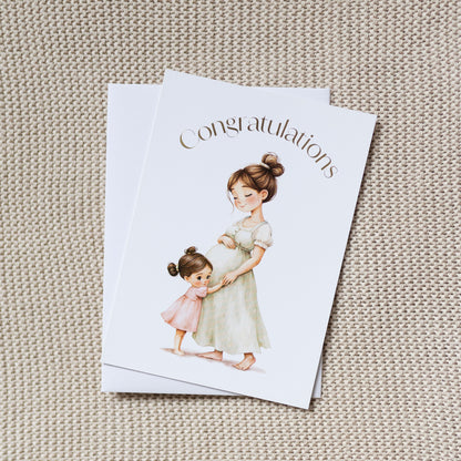 CONGRATULATIONS- BIG SISTER GREETING CARD