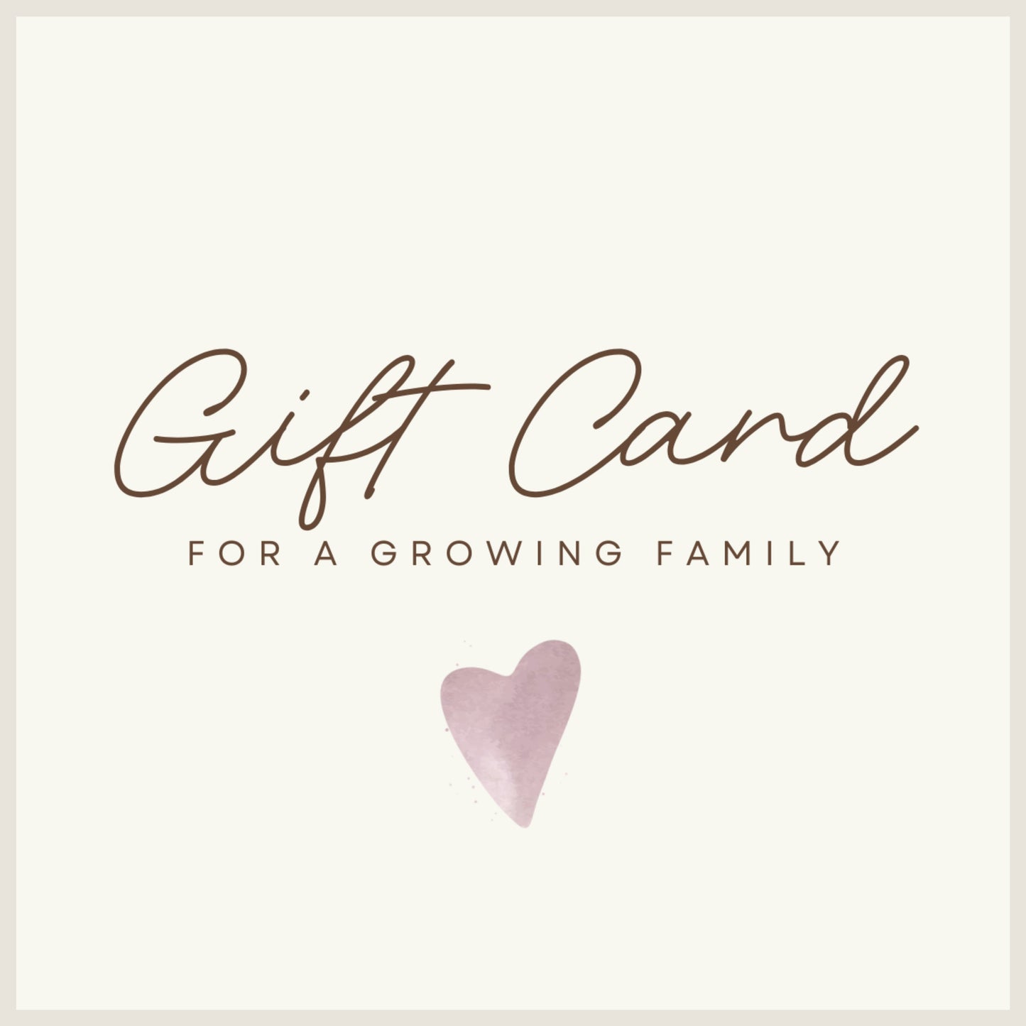 LITTLE LOVE CHAPTERS GIFT CARD