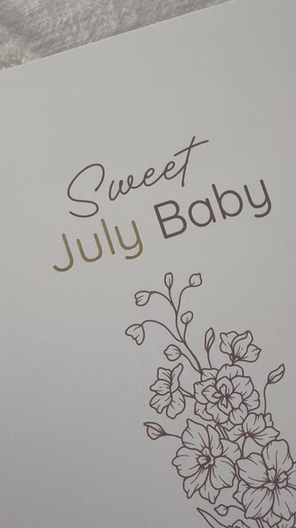 SWEET BABY BIRTH MONTH PRINTS