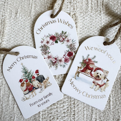 FAMILY CHRISTMAS COLLECTION GIFT TAGS (PACK OF 10)