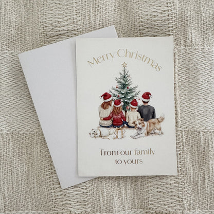 FAMILY CHRISTMAS COLLECTION CARD (ONE CARD)