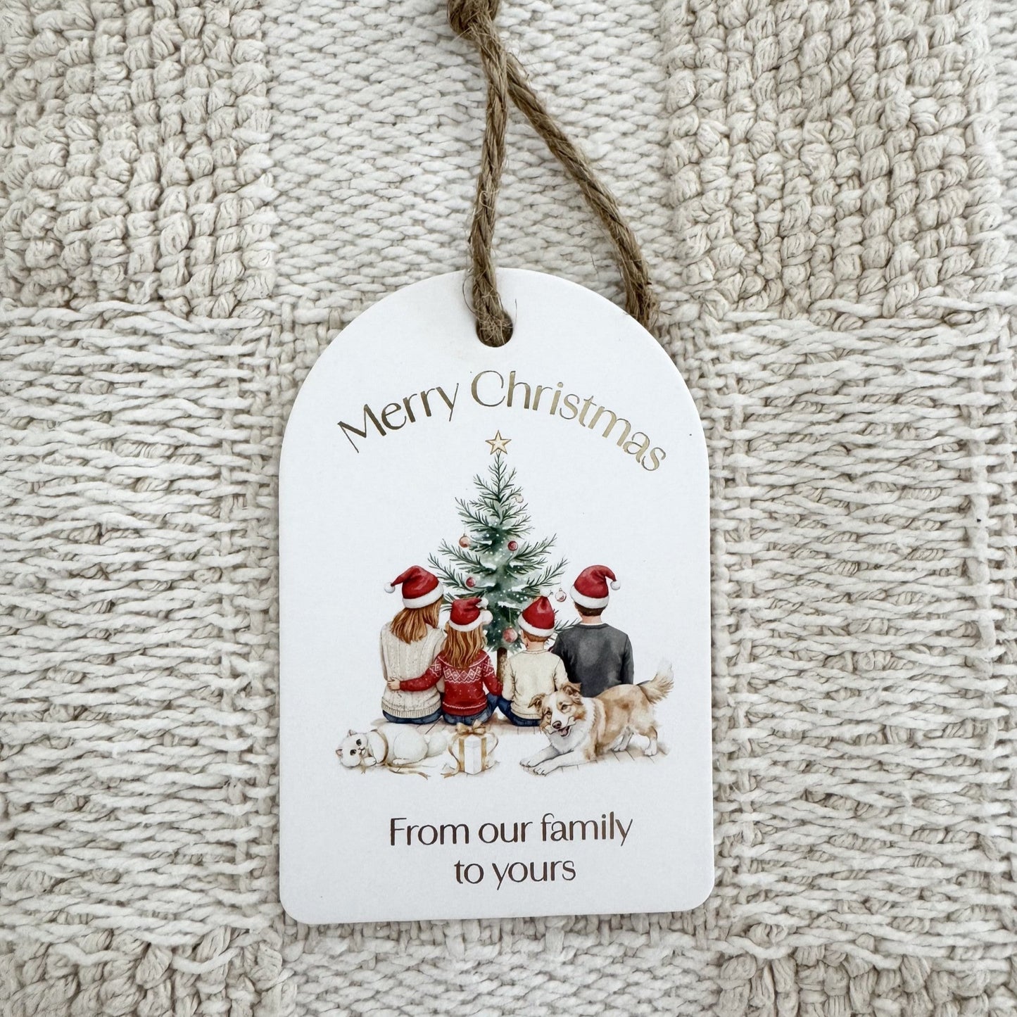 FAMILY CHRISTMAS COLLECTION GIFT TAGS (PACK OF 10)