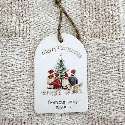 FAMILY CHRISTMAS COLLECTION GIFT TAGS (PACK OF 10)